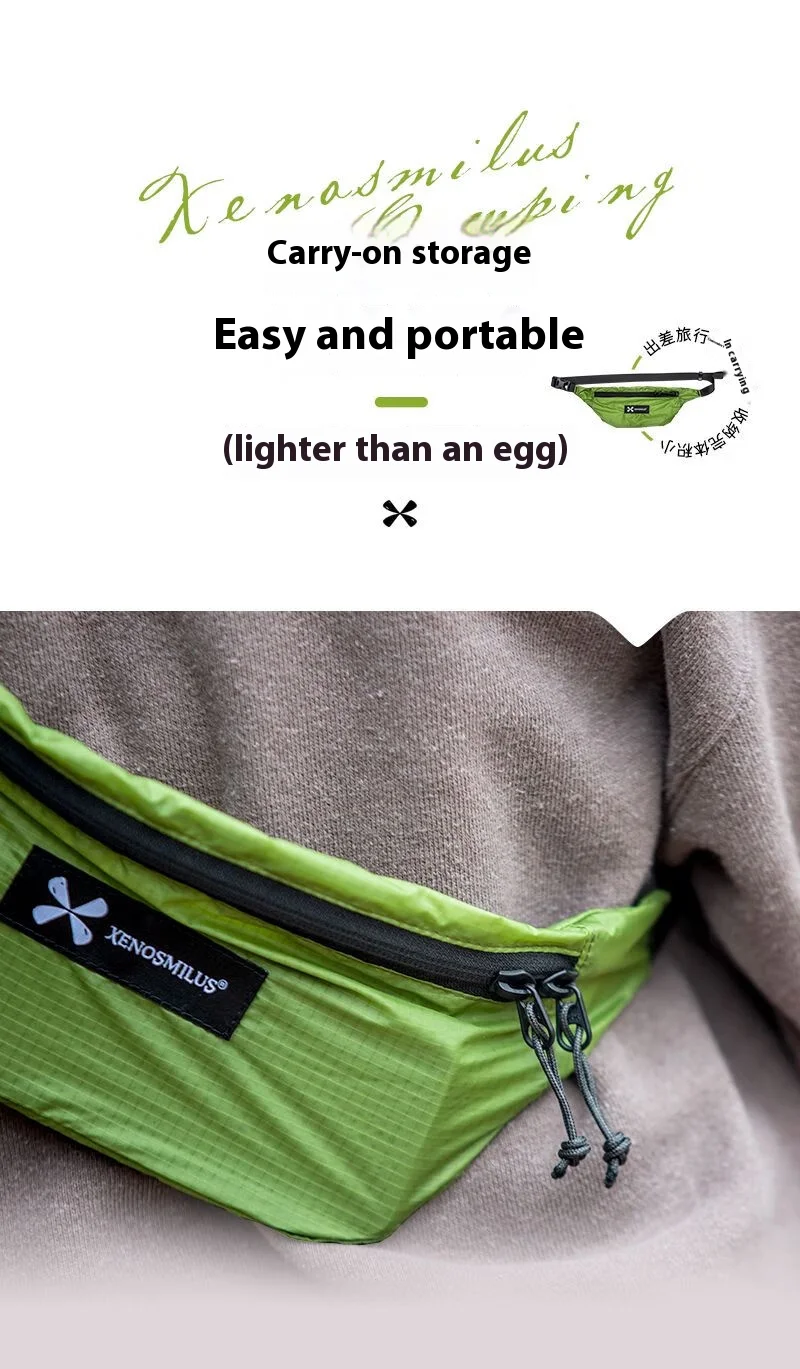 XENOSMILUS Uniblade Tiger Travel Lightweight Portable Skin Waist Bag for Men and Women Outdoor Sports Running, Hiking, and Mount