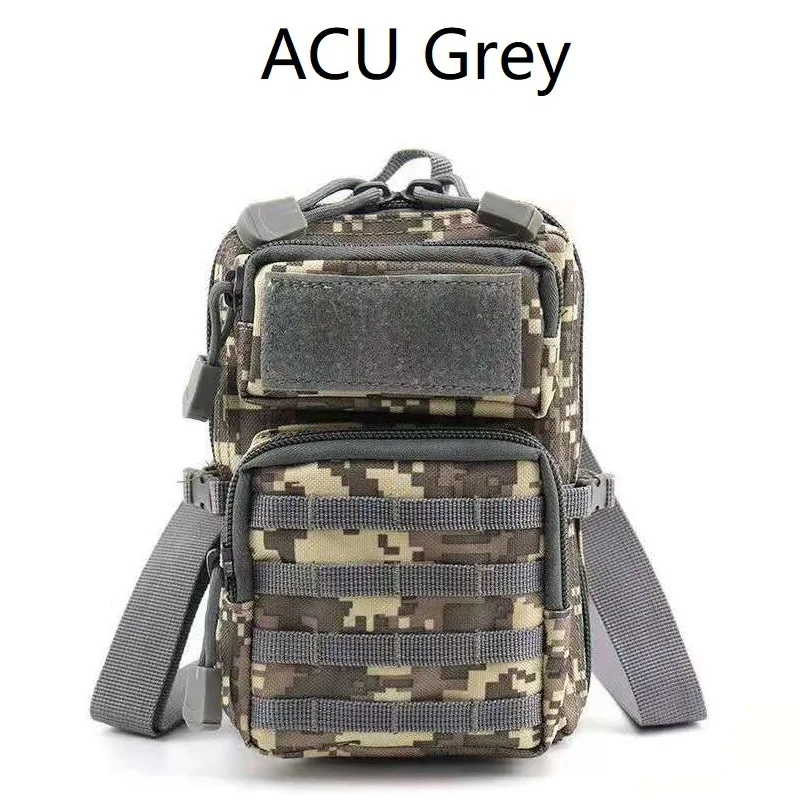 Waterproof Outdoor Tactical Molle Waist Bag Hiking Travelling Sling Backpack Waist Packs Shoulder Bag Pouch
