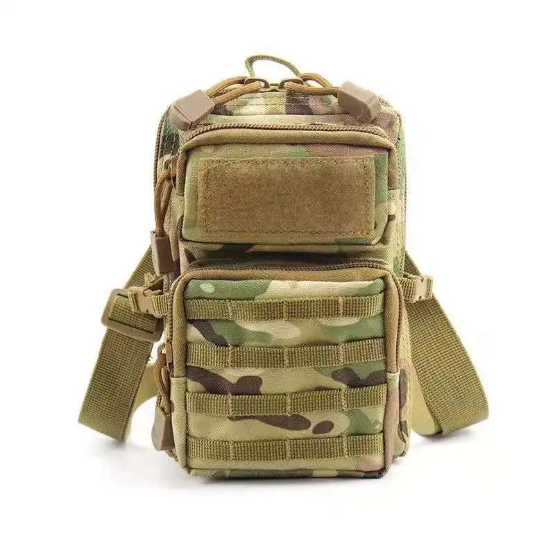 Waterproof Outdoor Tactical Molle Waist Bag Hiking Travelling Sling Backpack Waist Packs Shoulder Bag Pouch