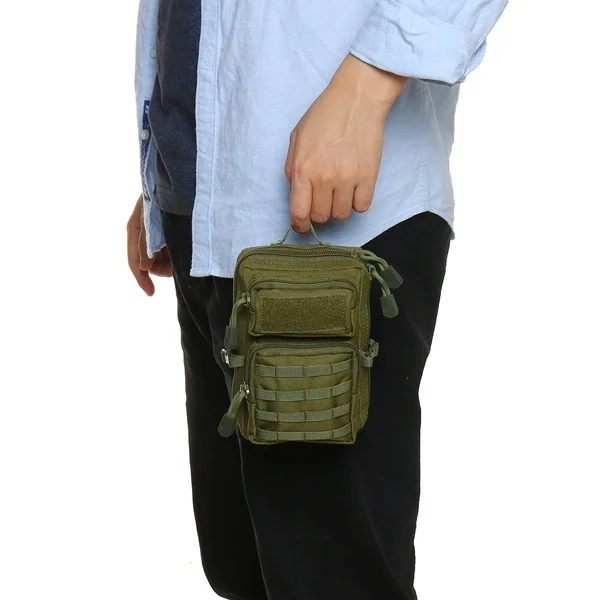 Waterproof Outdoor Tactical Molle Waist Bag Hiking Travelling Sling Backpack Waist Packs Shoulder Bag Pouch