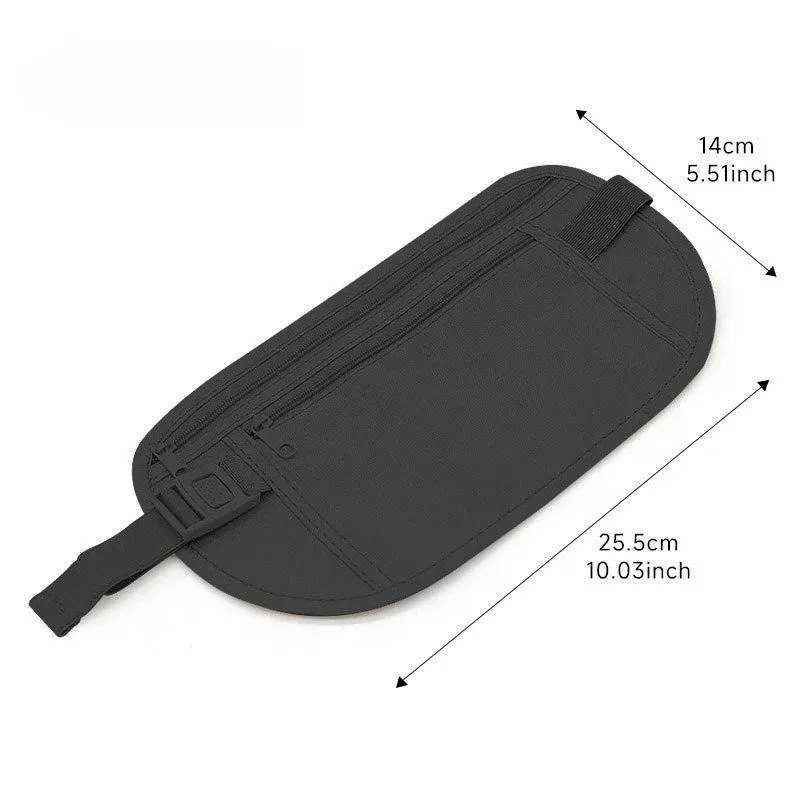 Running Waist Bag, Invisible Travel Waist Bag, Passport, Money Belt Bag, Hidden Safe Wallet, Gift Bag, Money Bag