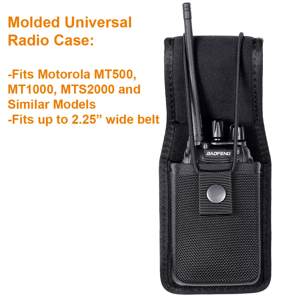 Universal Radio Case Two Way Radio Holder Universal Pouch for Walkie Talkies Nylon Holster Accessories for Motorola MT500, MT100