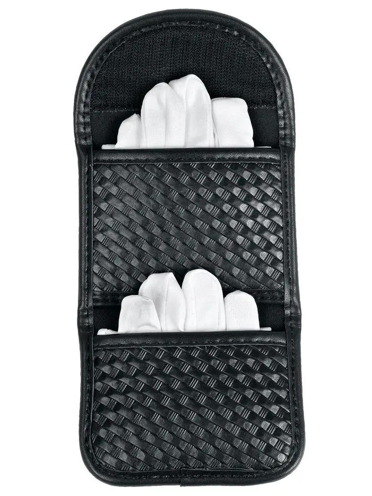 Nylon Double Glove Pouch Police Firefighter EMS EMT Paramedic Medical Disposable Gloves Holder for 2 and 2.25"
