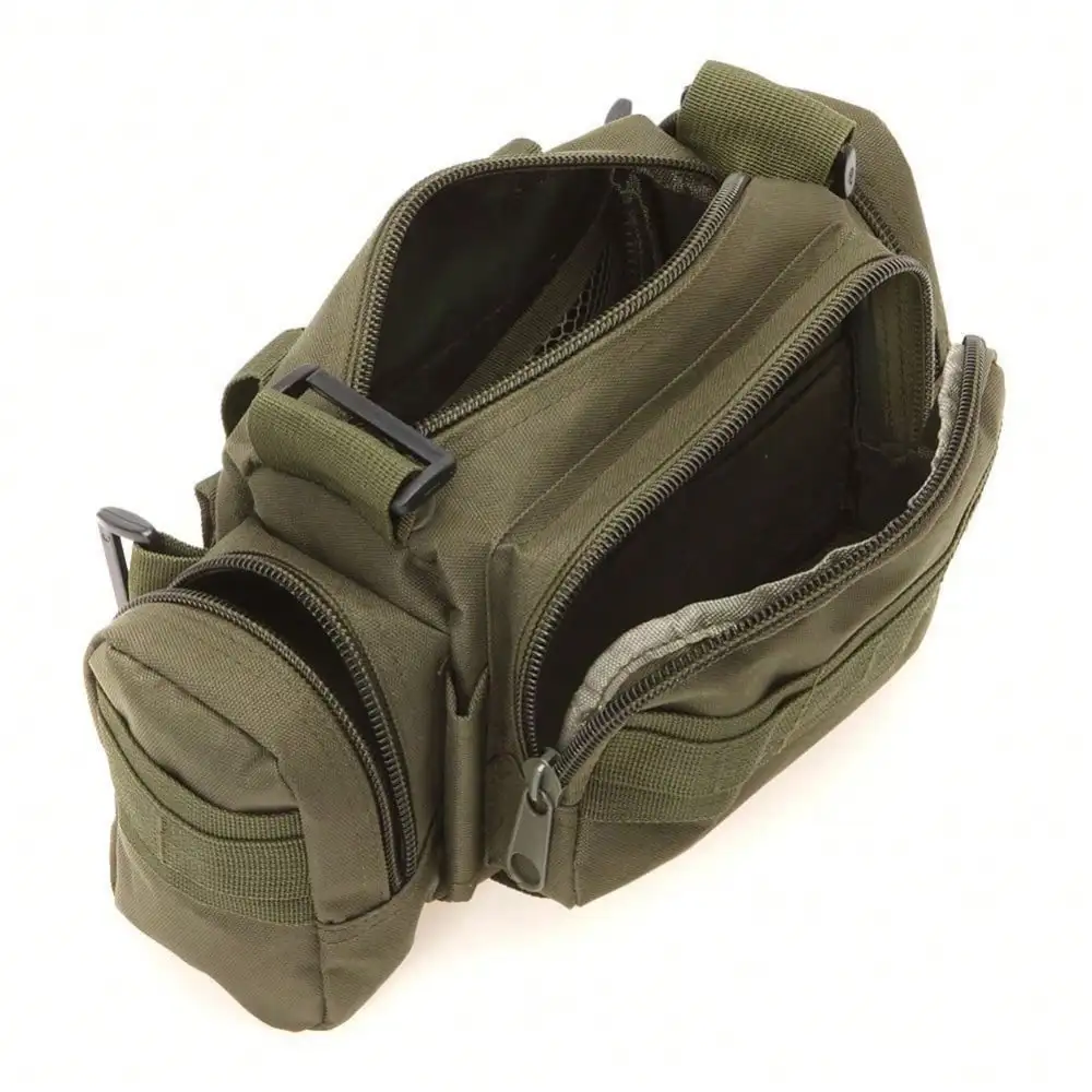Outdoor Portable Waist Bag, Bicycle Bag, Durable Versatile Crossbody Bag, High Quality Nylon Chest Bag With Adjustable Strap