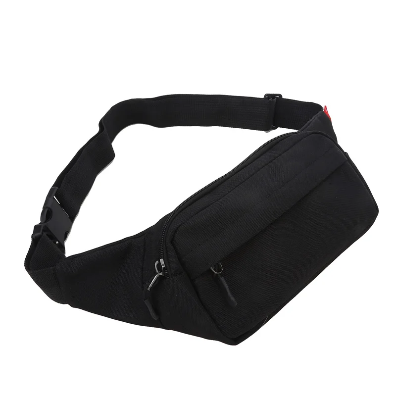 Unisex Men Waist Bag Pack Purse Casual Large Phone Belt Bag Pouch Women's Canvas Travel Phone Bag Fanny Banana Bag Hip 3 Pockets