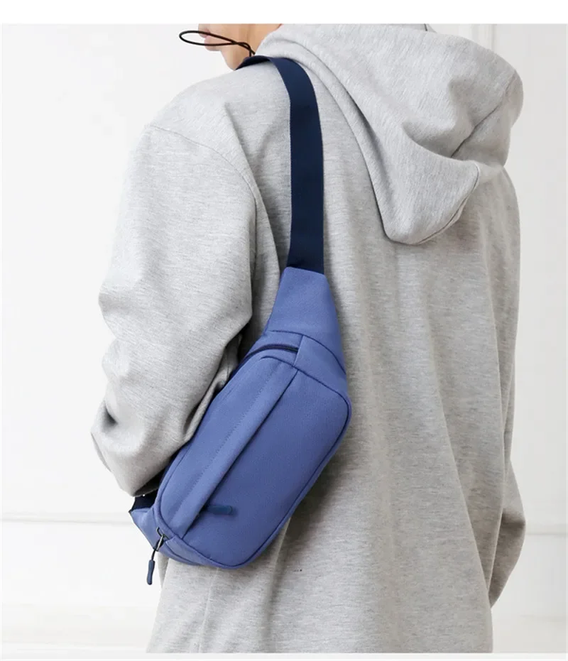 Unisex Men Waist Bag Pack Purse Casual Large Phone Belt Bag Pouch Women's Canvas Travel Phone Bag Fanny Banana Bag Hip 3 Pockets