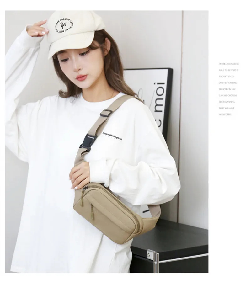 Unisex Men Waist Bag Pack Purse Casual Large Phone Belt Bag Pouch Women's Canvas Travel Phone Bag Fanny Banana Bag Hip 3 Pockets