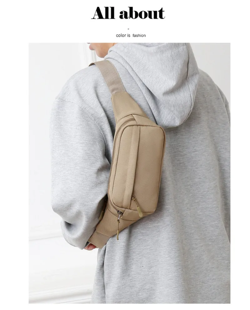Unisex Men Waist Bag Pack Purse Casual Large Phone Belt Bag Pouch Women's Canvas Travel Phone Bag Fanny Banana Bag Hip 3 Pockets