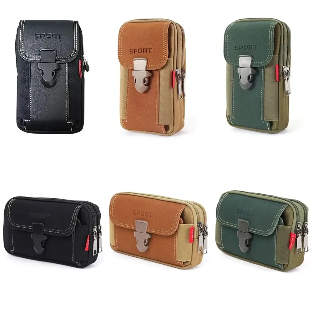 Unisex Belt Pouch Phone Pouch Phone Holster Pouch Mobile Belt Pouch Small Tactical Belt Backpack Card Holder