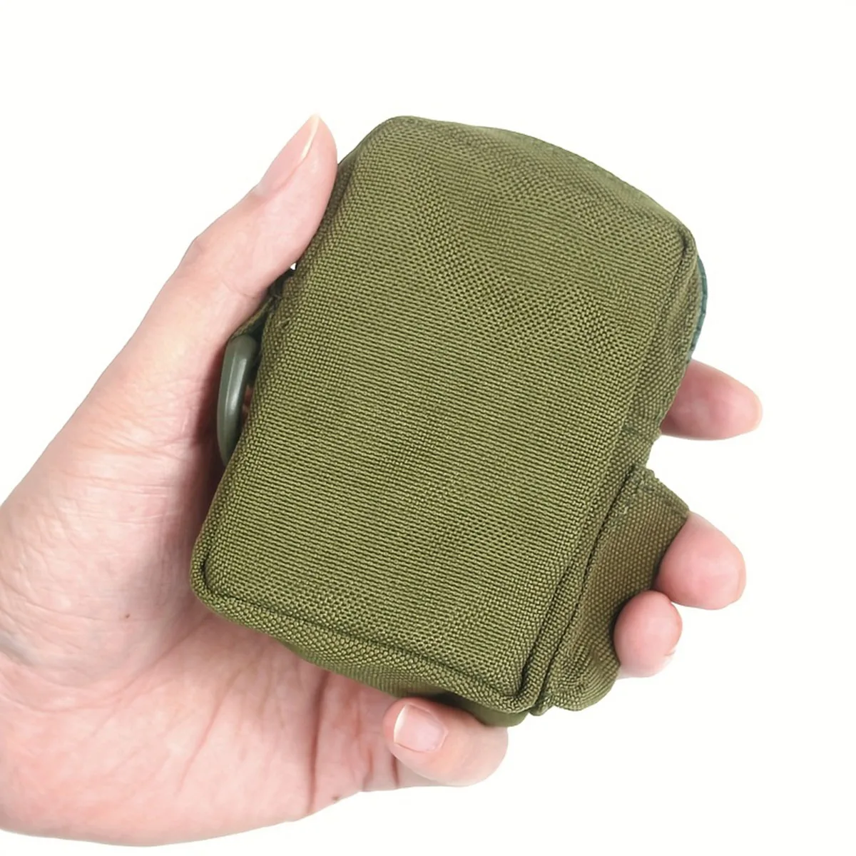 Outdoor Sports Multi-functional Tactical Waist Bag Accessory Bag Simple and Durable Card Bag Coin Purse Solid Color Waist Packs