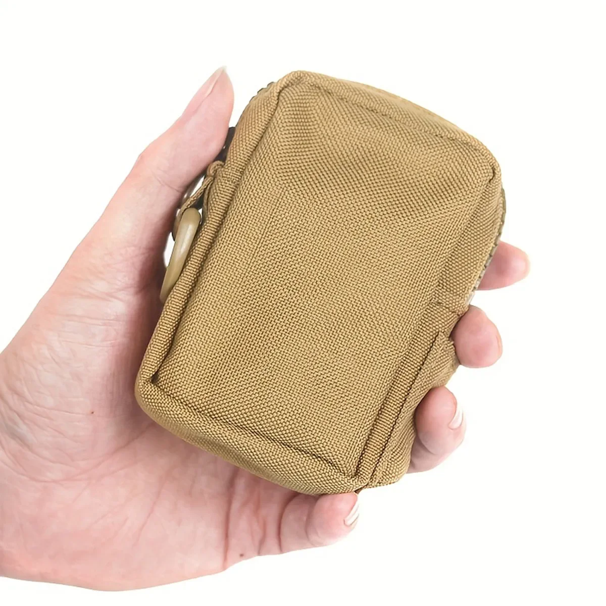 Outdoor Sports Multi-functional Tactical Waist Bag Accessory Bag Simple and Durable Card Bag Coin Purse Solid Color Waist Packs