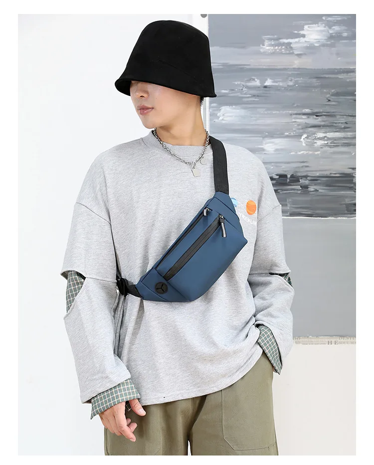 Fanny Waist Bag Pack Belt Pouch For Men Women Waterproof Male Belly Sports Kangaroo Running Banana Ladies Bum Hip Husband Phone