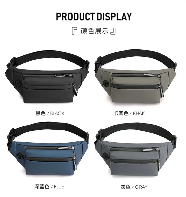 Fanny Waist Bag Pack Belt Pouch For Men Women Waterproof Male Belly Sports Kangaroo Running Banana Ladies Bum Hip Husband Phone