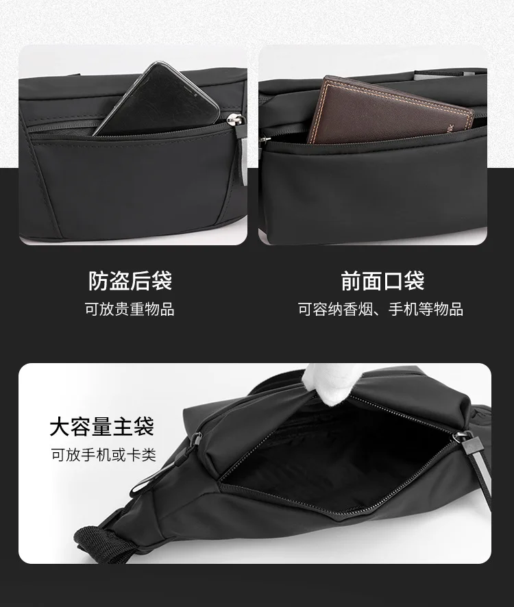 Fanny Waist Bag Pack Belt Pouch For Men Women Waterproof Male Belly Sports Kangaroo Running Banana Ladies Bum Hip Husband Phone