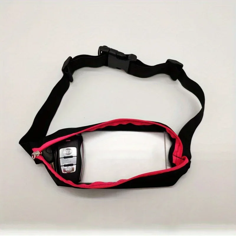 1pc Waist Bag Packs Men's and women's outdoor Waist pack Waterproof Elastic for fitness running invisible mini belt