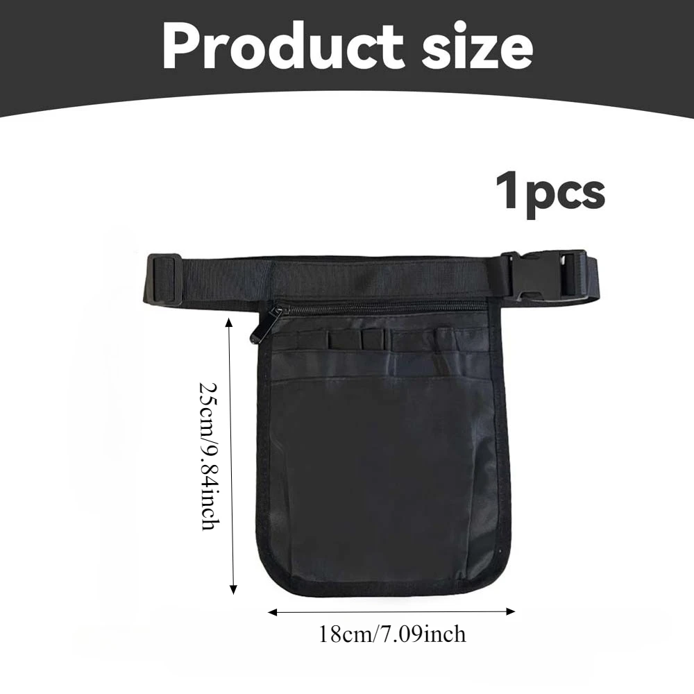 Nurse Waist Bag Multifunctional Tool Storage Waist Bag Barber Tool Makeup Brush Storage Bag Large Capacity Adjustable Waist Belt