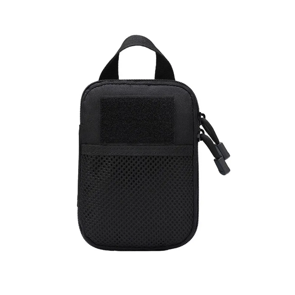 Tactical MOLLE Storage Waist Bag EDC Portable Partition Layer Design Coin Purse Key Storage Bag, Outdoor Sports Phone Waist Bag