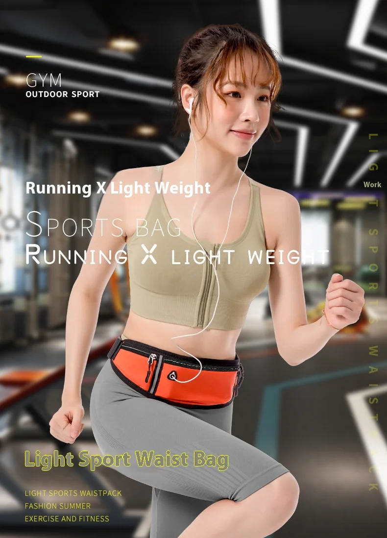 Causal Waist Pack Waterproof Sport Bag Women Men Multifunctional Running Waist Bag Fashion Phone Bag Chest Bags Women Handbag