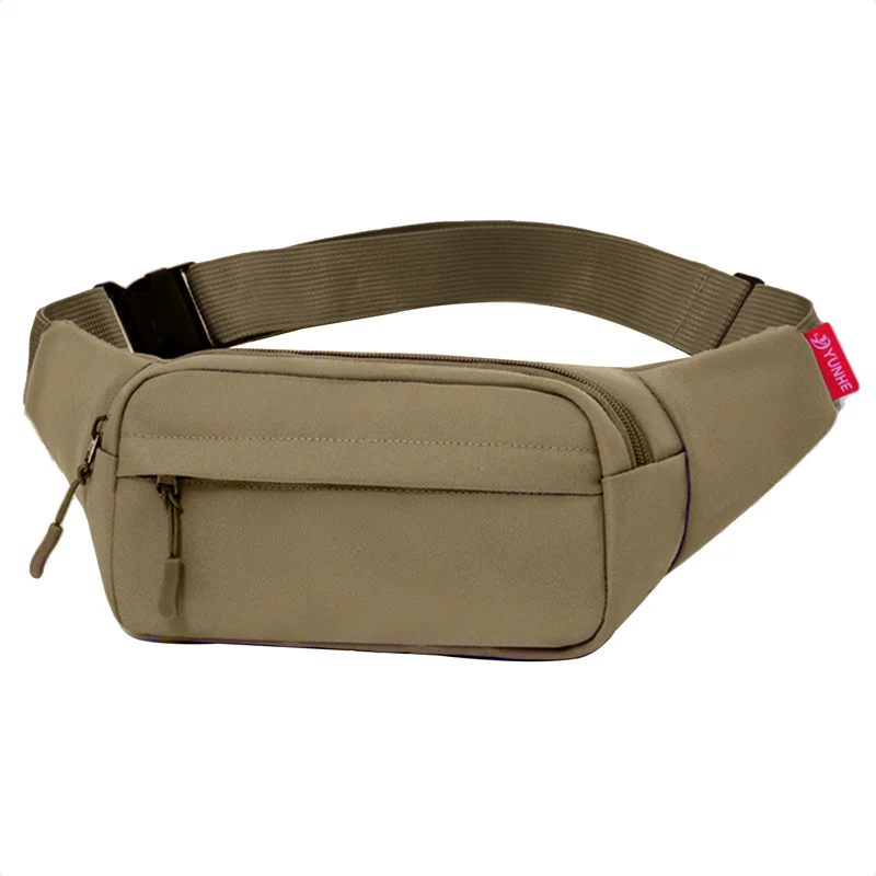 Men Waist Bag Pack Purse Casual Large Phone Belt Bag Pouch Women's Canvas Travel Phone Bag Fanny Banana Bag Hip 3 Pockets