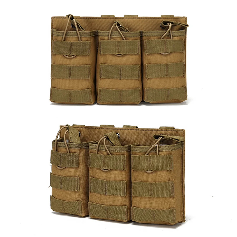 Training triple item bag, field vest, Molle accessory bag, miscellaneous bag, AK M4 storage bag, walkie talkie bag