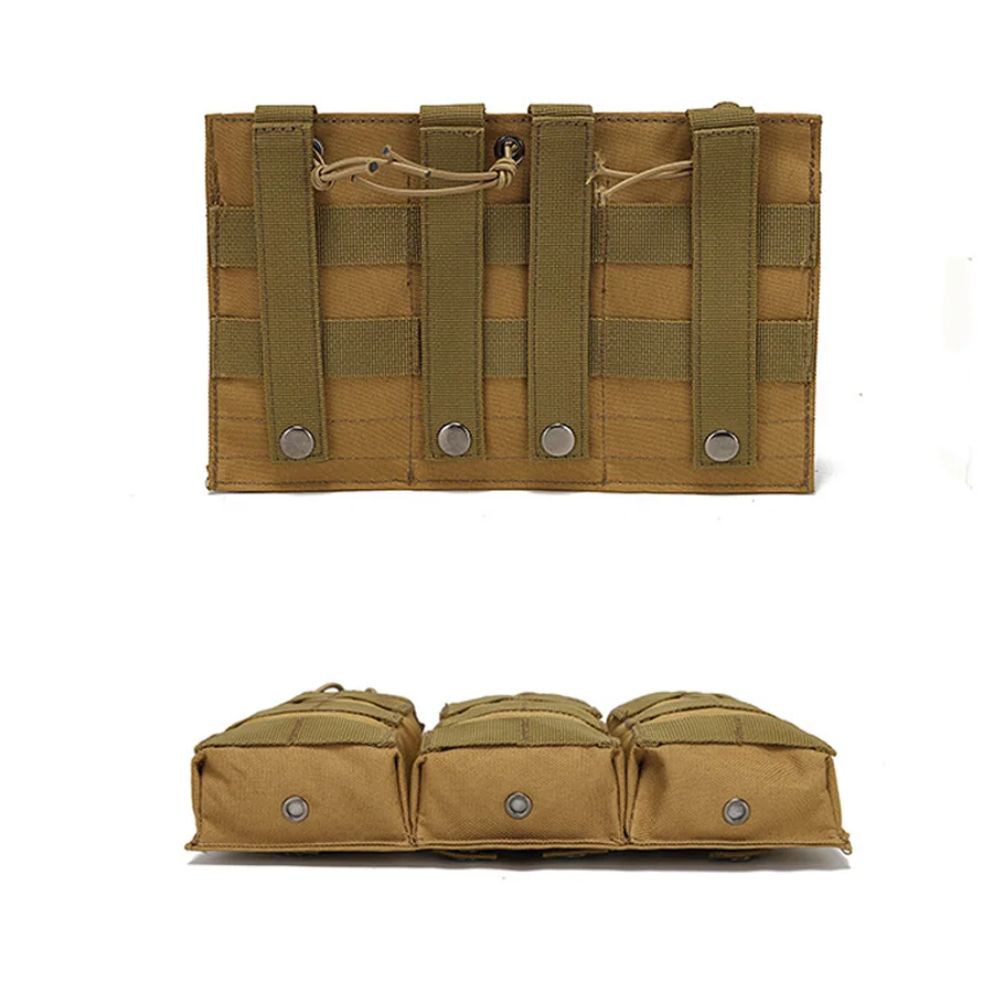 Training triple item bag, field vest, Molle accessory bag, miscellaneous bag, AK M4 storage bag, walkie talkie bag