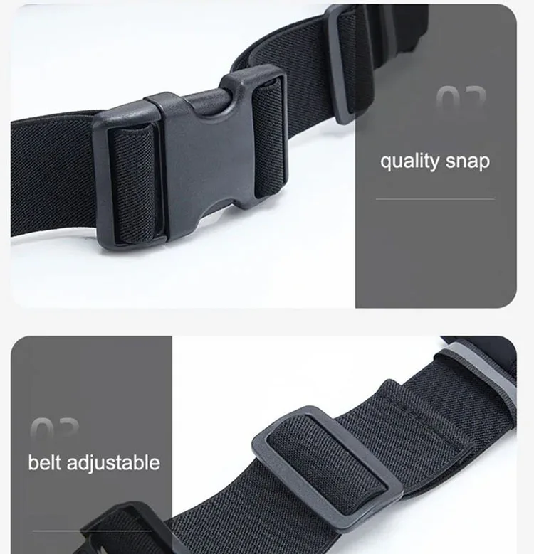 Lightweight and Portable Running Belt Waist Bag Unisex Sports Waist Bag Mobile Phone Storage Bag Outdoor Sports Fitness Bag