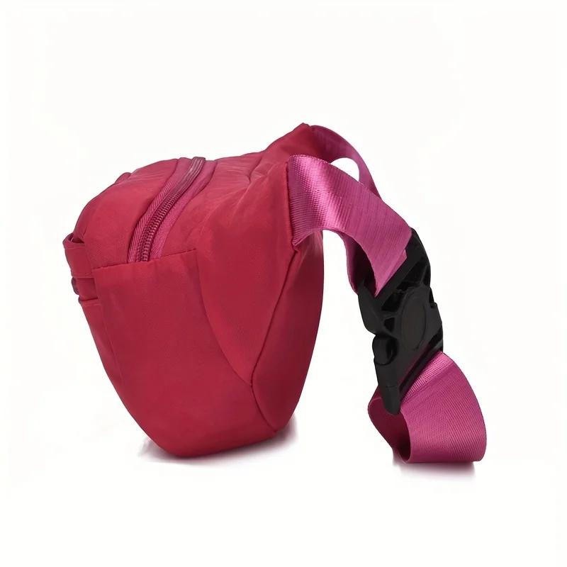 Lightweight Fanny Pack Crossbody Sling Bag, Multi Zipper Pockets Adjustable Wide Strap Waist Purse, Chest Bag for Women Running