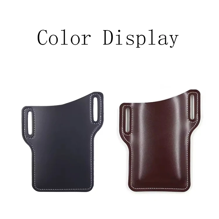 Men's Lightweight Portable Belt Clip Phone Bag Retro Storage Waist Bag Multifunctional Phone Holder Wallet Outdoor Travel Hiking