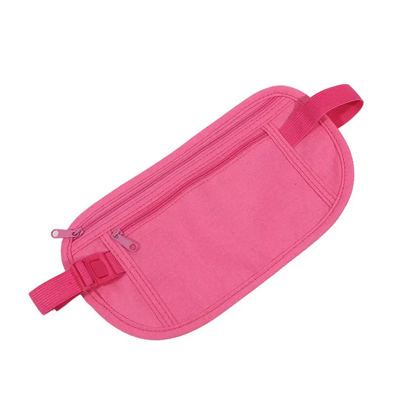 Invisible Travel Waist Packs Pouch For Passport Money Belt Bag Hidden Security Wallet Multipurpose Sports Waist Bags For Unisex
