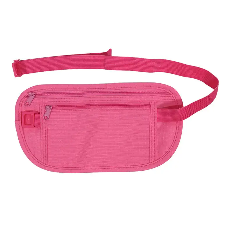 Invisible Travel Waist Packs Pouch For Passport Money Belt Bag Hidden Security Wallet Multipurpose Sports Waist Bags For Unisex