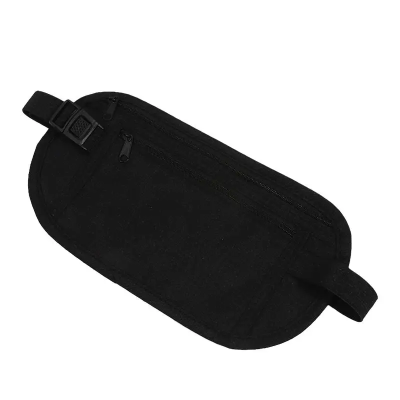 Invisible Travel Waist Packs Pouch For Passport Money Belt Bag Hidden Security Wallet Multipurpose Sports Waist Bags For Unisex