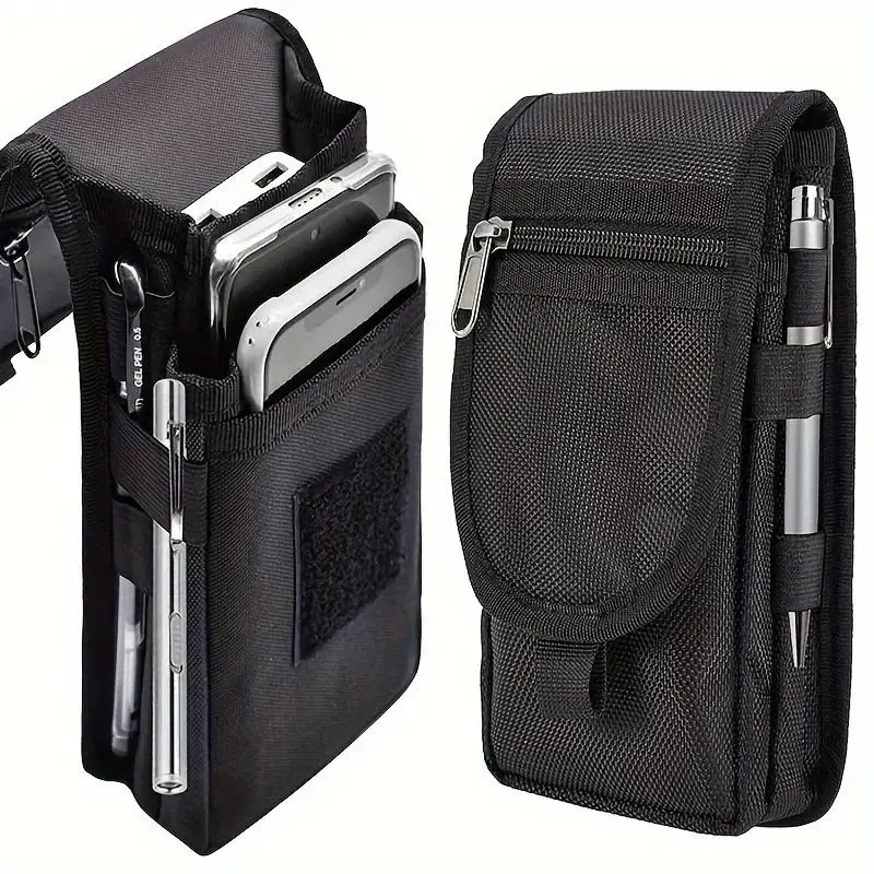 Mobile Phone Bag Casual Waist Bag Pen Insertion Bag Flip Top Mobile Phone Waist Hanging Bag Waist Bag Mobile PhoneGood Quality