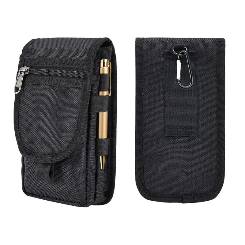 Mobile Phone Bag Casual Waist Bag Pen Insertion Bag Flip Top Mobile Phone Waist Hanging Bag Waist Bag Mobile PhoneGood Quality