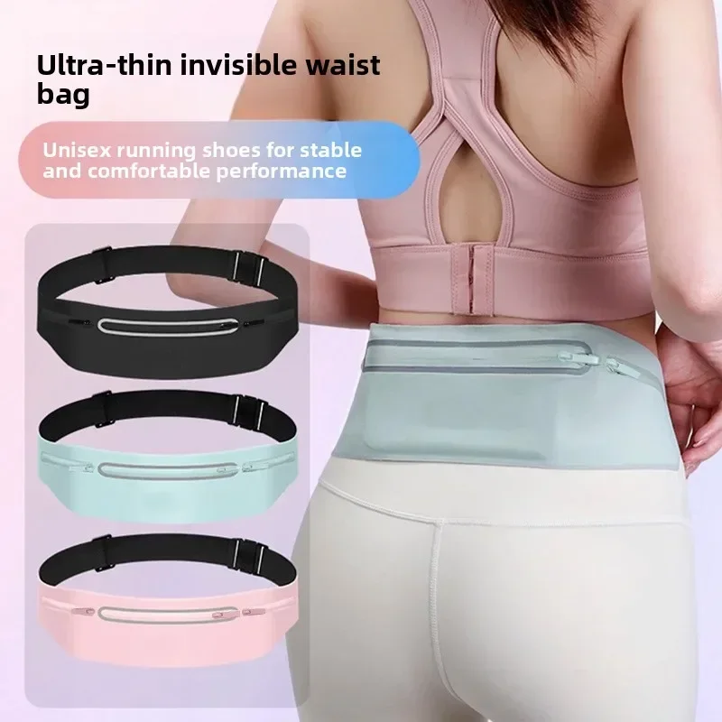 Running Sports Fanny Pack Outdoor Sports Lightweight Waterproof Invisible Anti-Theft equipment Men's and Women's Multi-Function