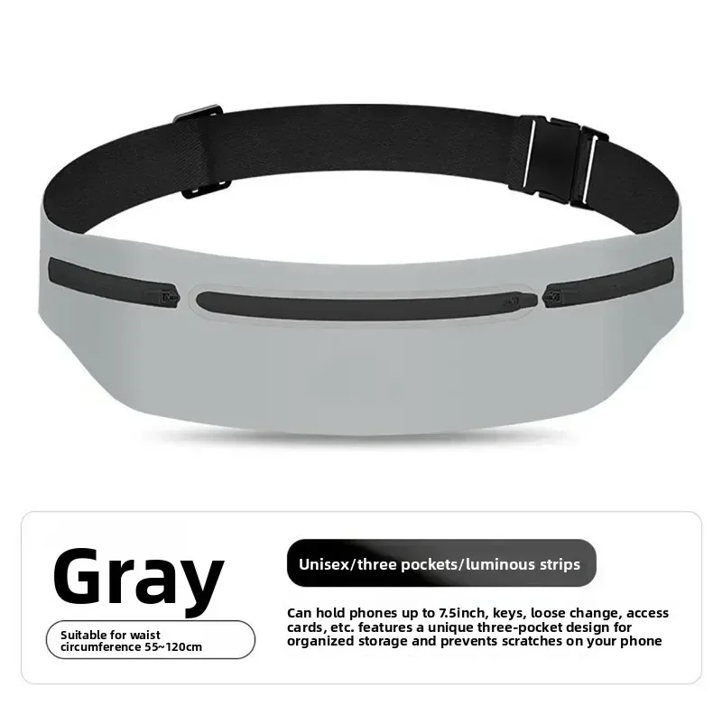 Running Sports Fanny Pack Outdoor Sports Lightweight Waterproof Invisible Anti-Theft equipment Men's and Women's Multi-Function