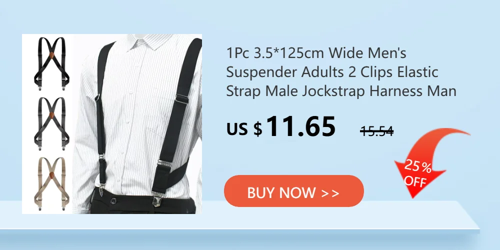 1Pc 5cm Wide Adult Men's Suspender X-Type 4 Clips Adjust Strap Elastic Braces Men Harness Man Suspenders Accessories for Pants