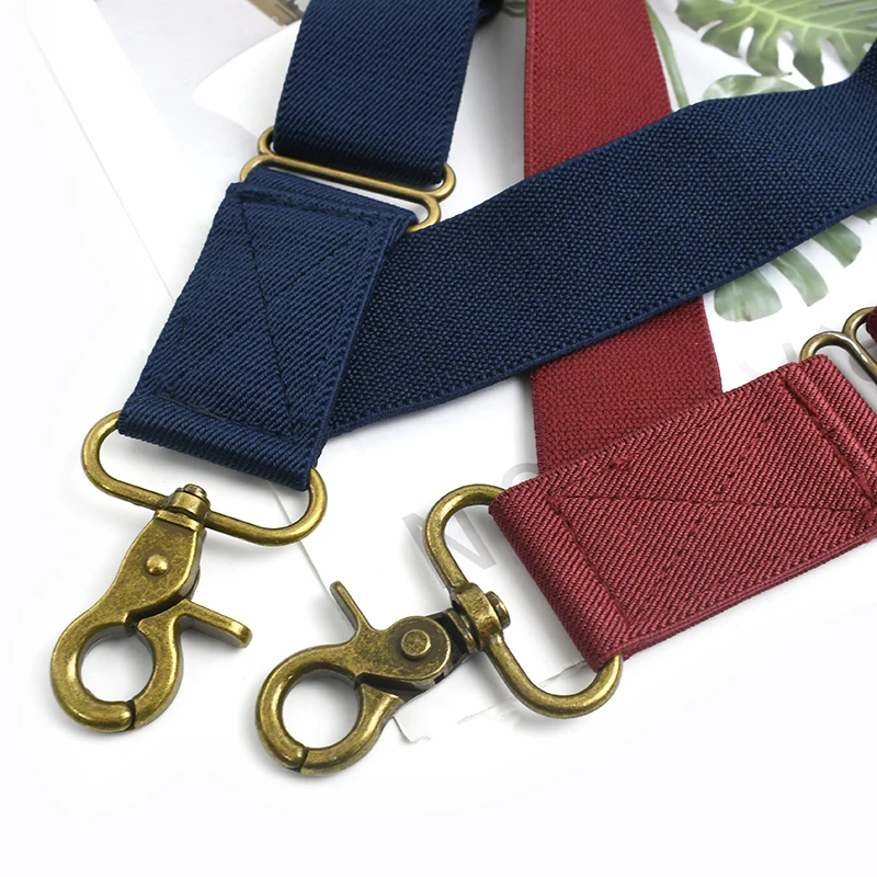 1Pc 3.5cm Adult Men's Suspender 2 Clip Hooks Adjustable Elastic Straps Men Braces Costume Suspenders Harness Man for Pants