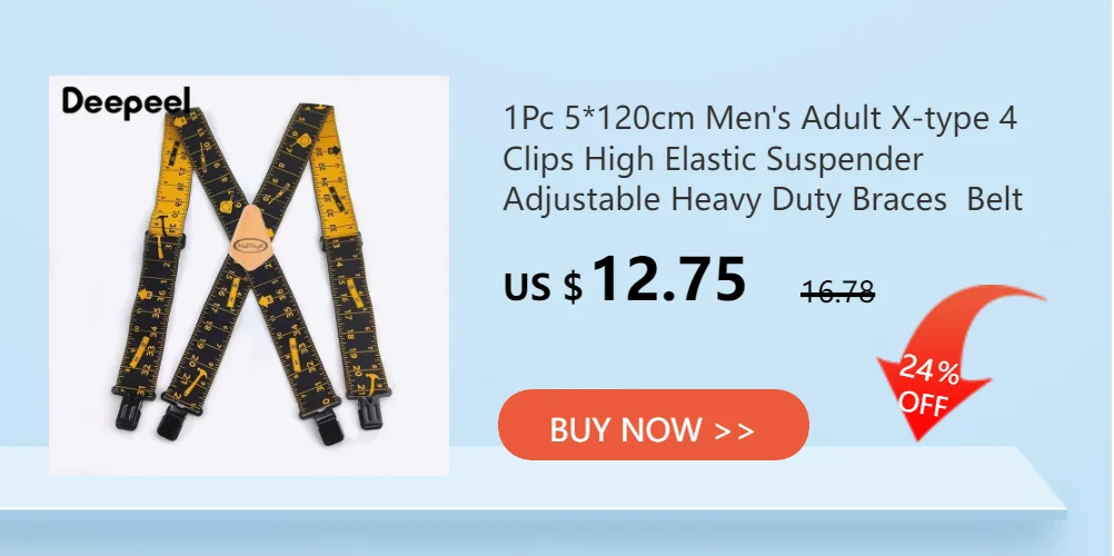 Deepeel 2.5*110cm Retro Adult Men's Suspenders Button Y-Shaped Unisex Braces Adjust Elastic Anti-Slip Strap Pants Male Jockstrap