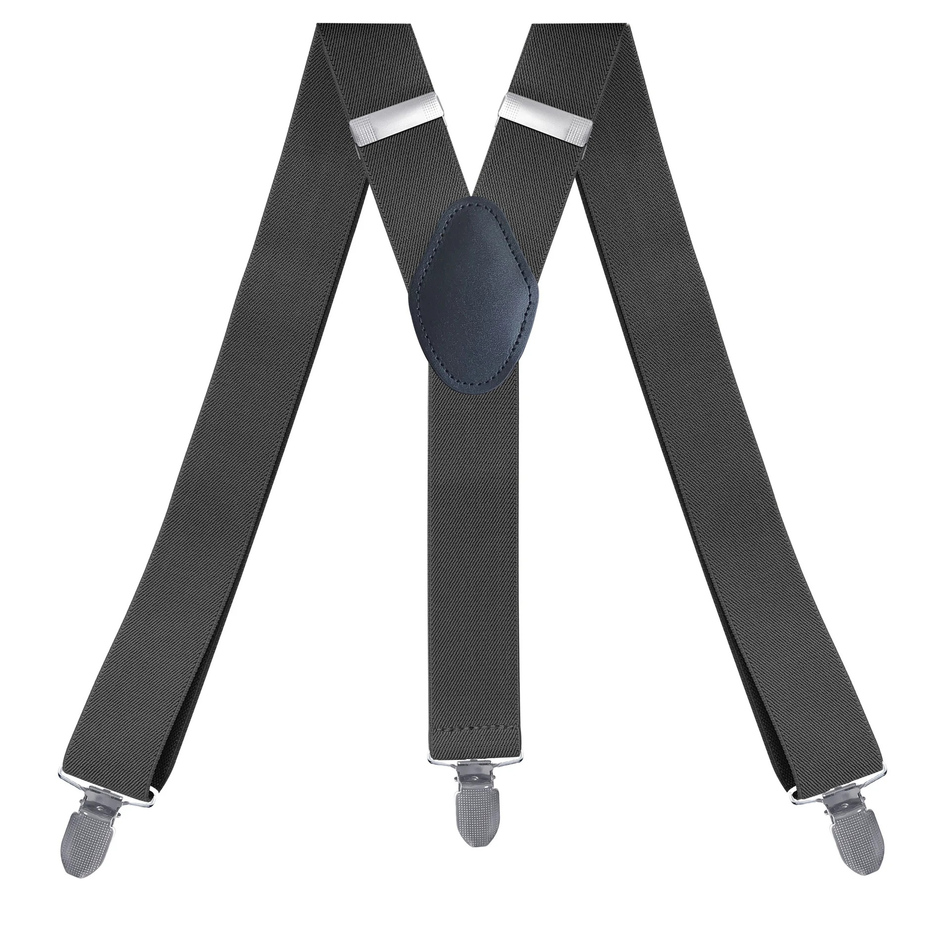Fashion Suspenders for Men Women 3.5cm Y-Back 3 Clips Adjustable Elastic Shirt Trouser Braces Strap Belt Gifts for Dad Husband