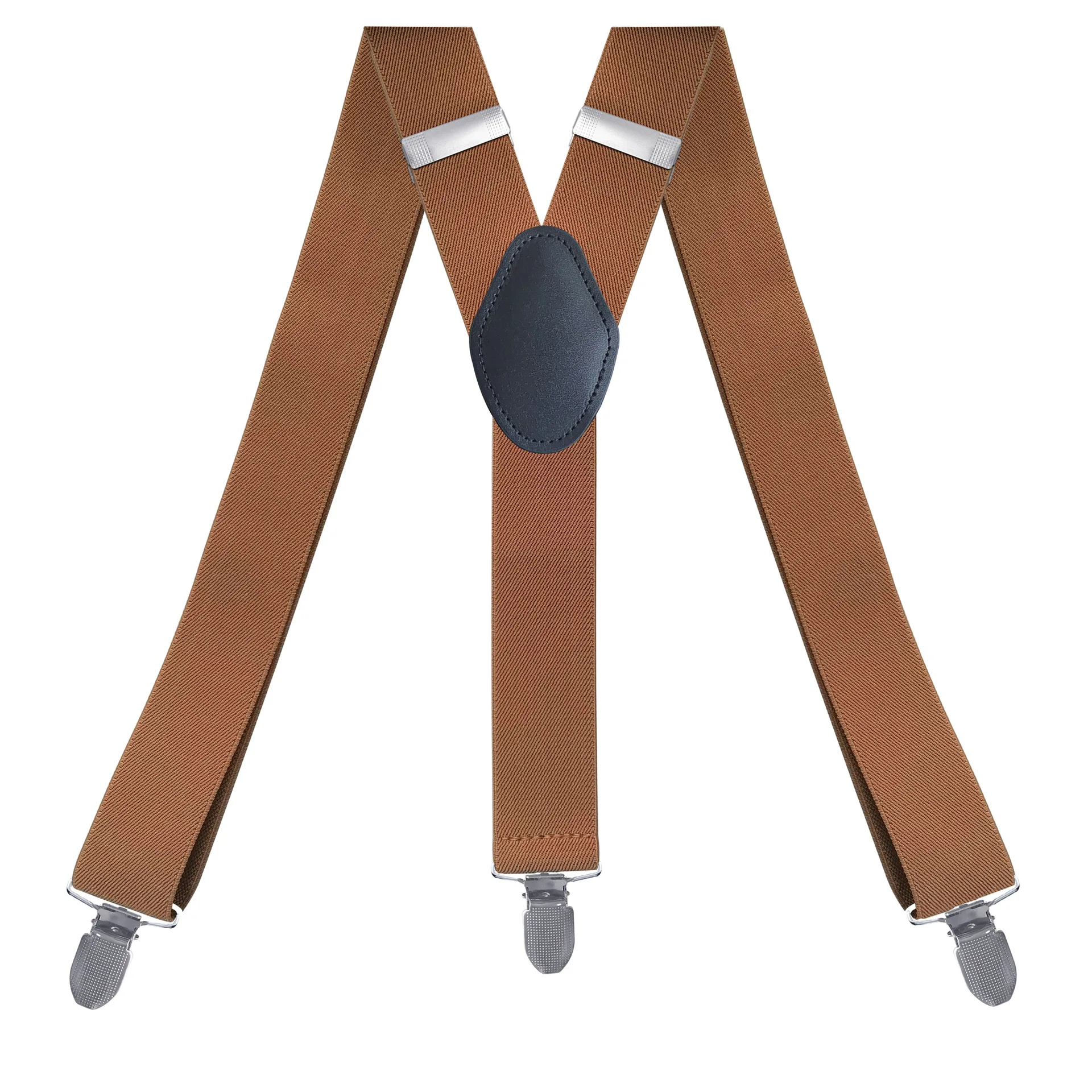 Fashion Suspenders for Men Women 3.5cm Y-Back 3 Clips Adjustable Elastic Shirt Trouser Braces Strap Belt Gifts for Dad Husband