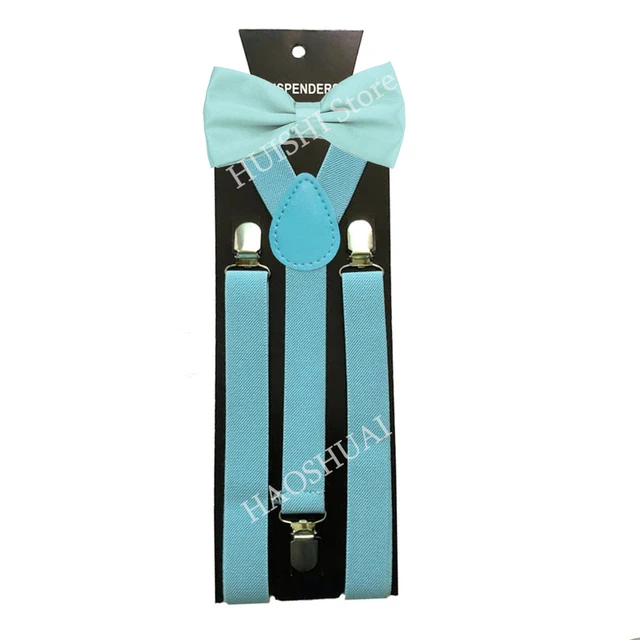 Hot Sale Suspenders Bowtie Sets Mens Women Boys Party Wedding Y-Back Shirt Braces Butterfly Belt Bow Tie Suit Accessories Gift