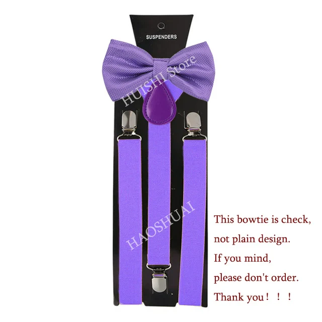 Hot Sale Suspenders Bowtie Sets Mens Women Boys Party Wedding Y-Back Shirt Braces Butterfly Belt Bow Tie Suit Accessories Gift