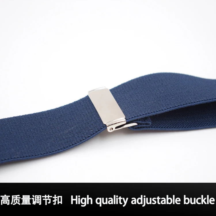 Buttons Suspenders Man's Braces Unisex PU Leather Suspenders New Y-Back Ligas Tirantes 3.5*120cm 7 Colors