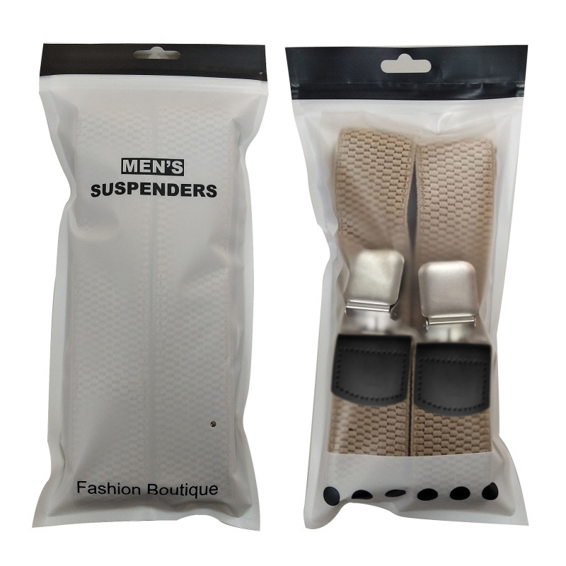 Heavy Duty Suspenders for Men Work Outdoor 3.8cm X-Back 4 Strong Clips Adjustable Elastic Trouser Braces Strap Belt
