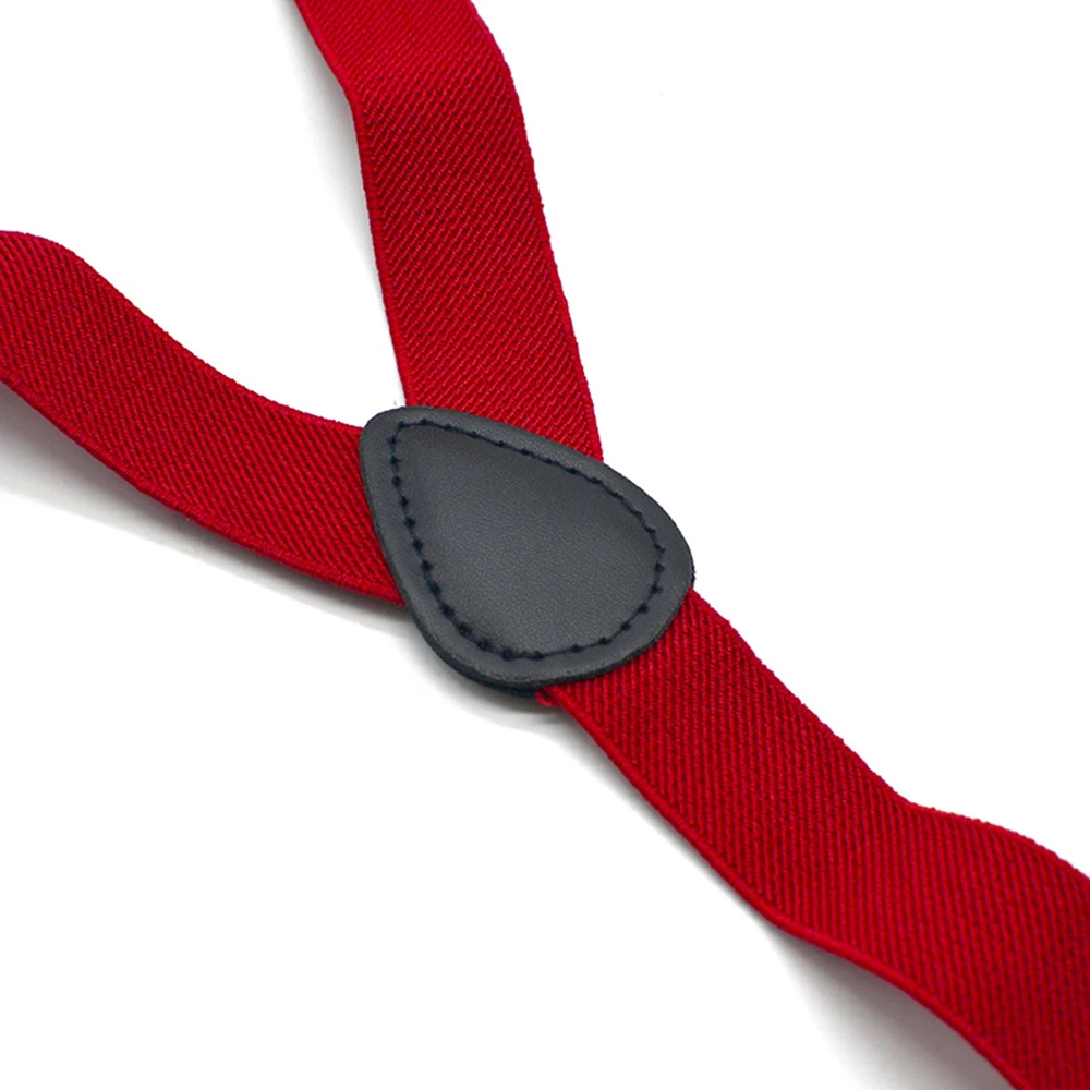 Unisex Men/Women 4 Clips On Y-Back Elastic Suspenders Straps Adjustable Shoulder Strap 2.5cm Super Tight Male Suspender Strap