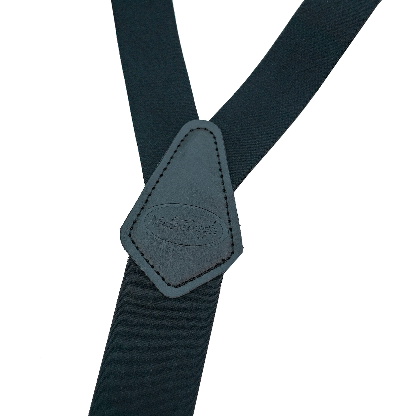 Melo Tough Y Back Suspenders Airport Friendly Suspenders,NO Buzz With Plastic Clip 2 Inch Fully Elastic Braces