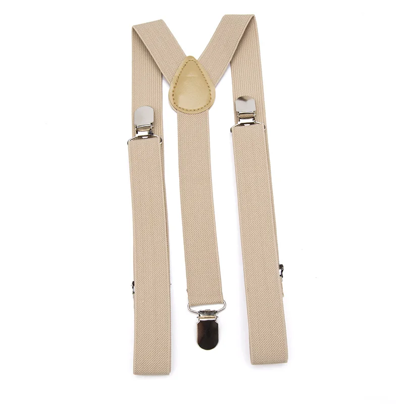 26 Color New Unisex Elastic Suspenders Y-Back Braces Men Gift Gentleman Adjustable Straps for Wedding Suit Party Daily Accessory