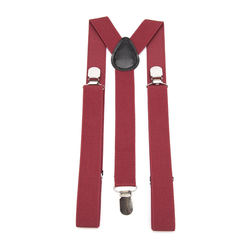 26 Color New Unisex Elastic Suspenders Y-Back Braces Men Gift Gentleman Adjustable Straps for Wedding Suit Party Daily Accessory