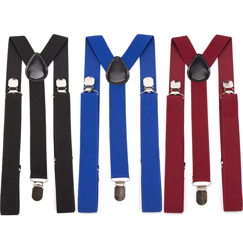 26 Color New Unisex Elastic Suspenders Y-Back Braces Men Gift Gentleman Adjustable Straps for Wedding Suit Party Daily Accessory