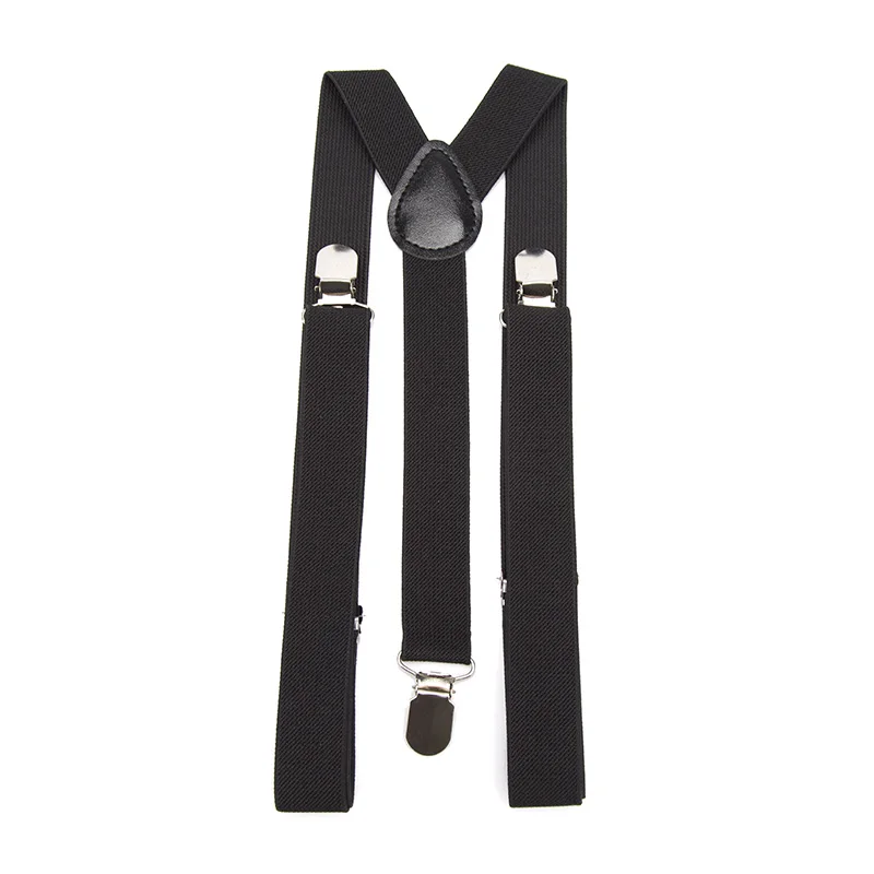 26 Color New Unisex Elastic Suspenders Y-Back Braces Men Gift Gentleman Adjustable Straps for Wedding Suit Party Daily Accessory